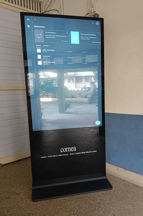 1999 MCA Batch: Digital Standee to MACS Dept